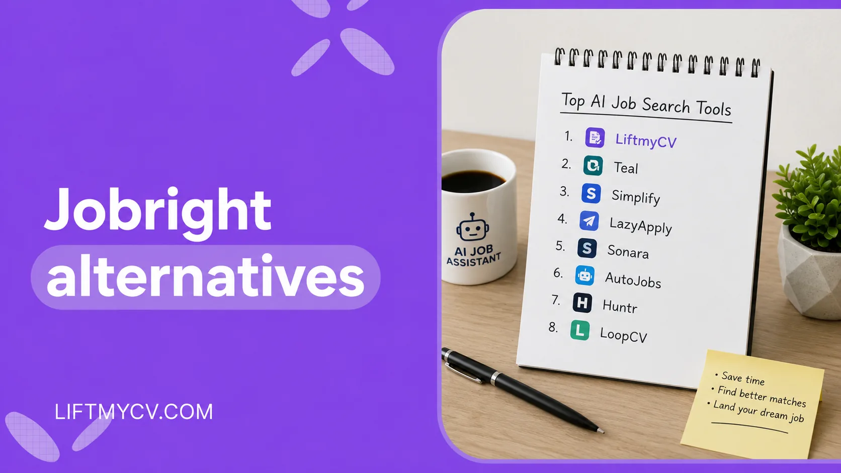 Comparison of the best Jobright alternatives for AI job search and auto-apply