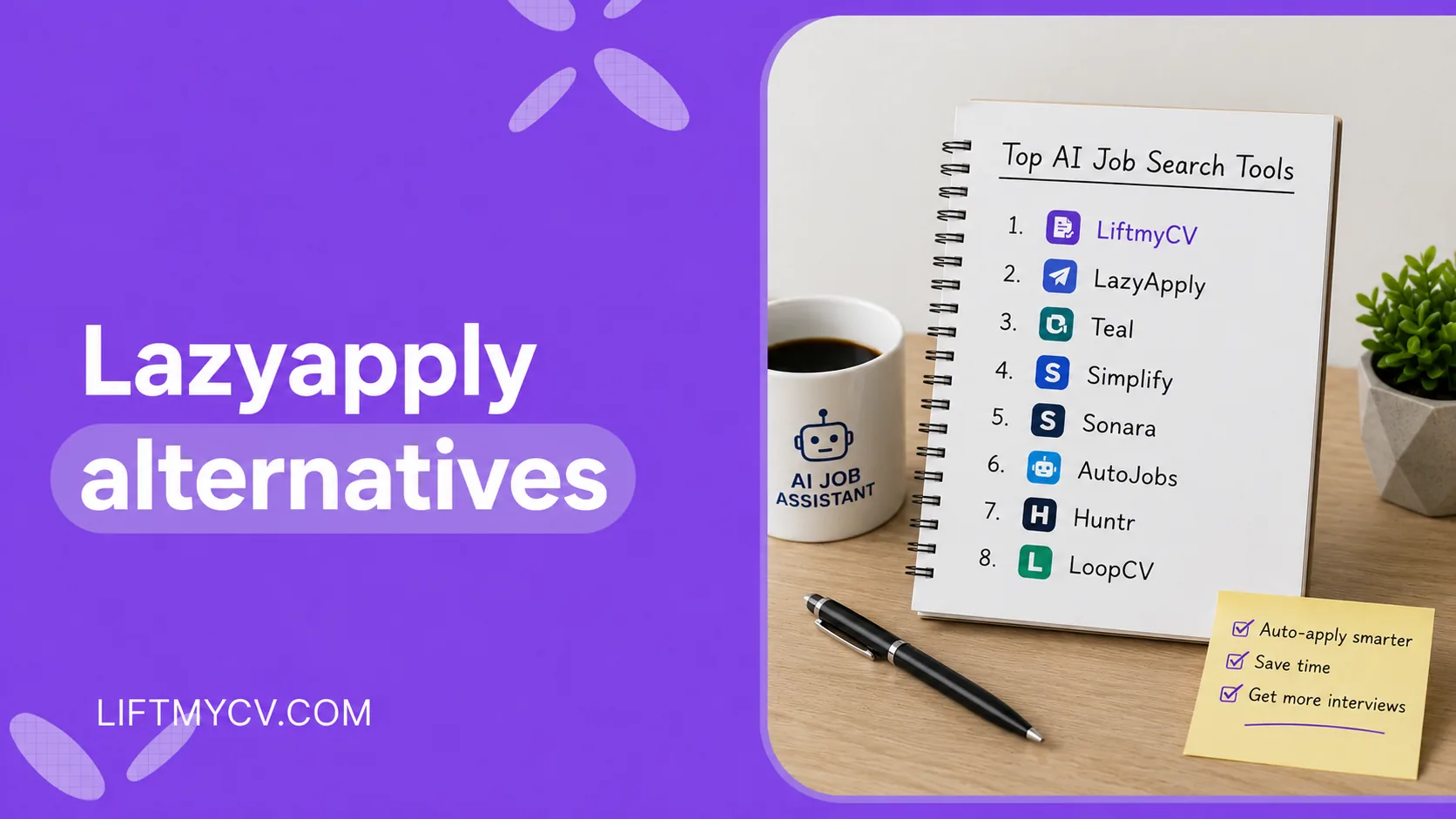 Comparison of the best LazyApply alternatives for auto-applying to jobs