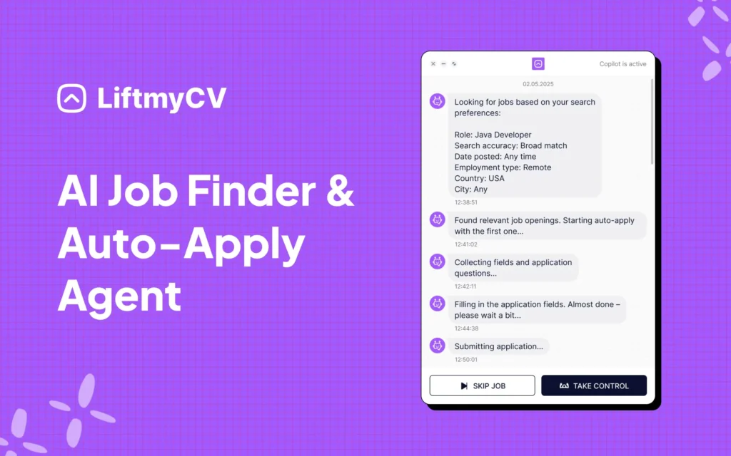 LiftmyCV AI job finder & auto-apply tool