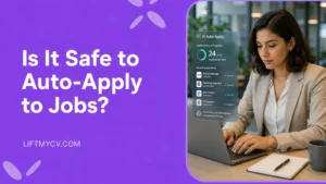 Job seeker checking whether auto-apply tools are safe to use